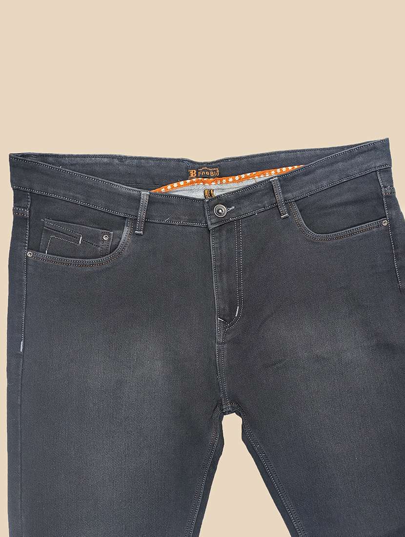 men washed mid rise straight jeans - 22577402 -  Standard Image - 4