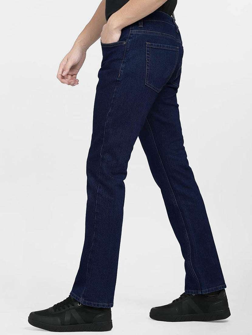 men solid mid rise straight jeans - 22577409 -  Standard Image - 1
