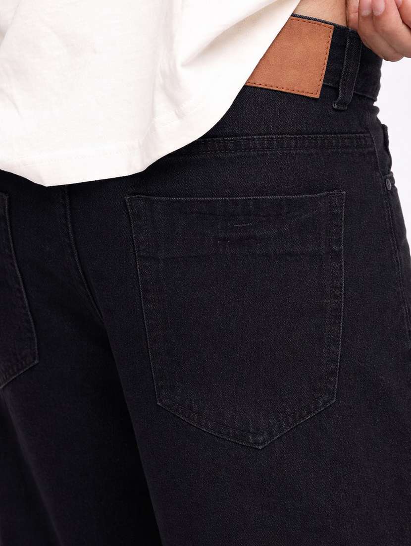 men solid mid rise straight jeans - 22577491 -  Standard Image - 1