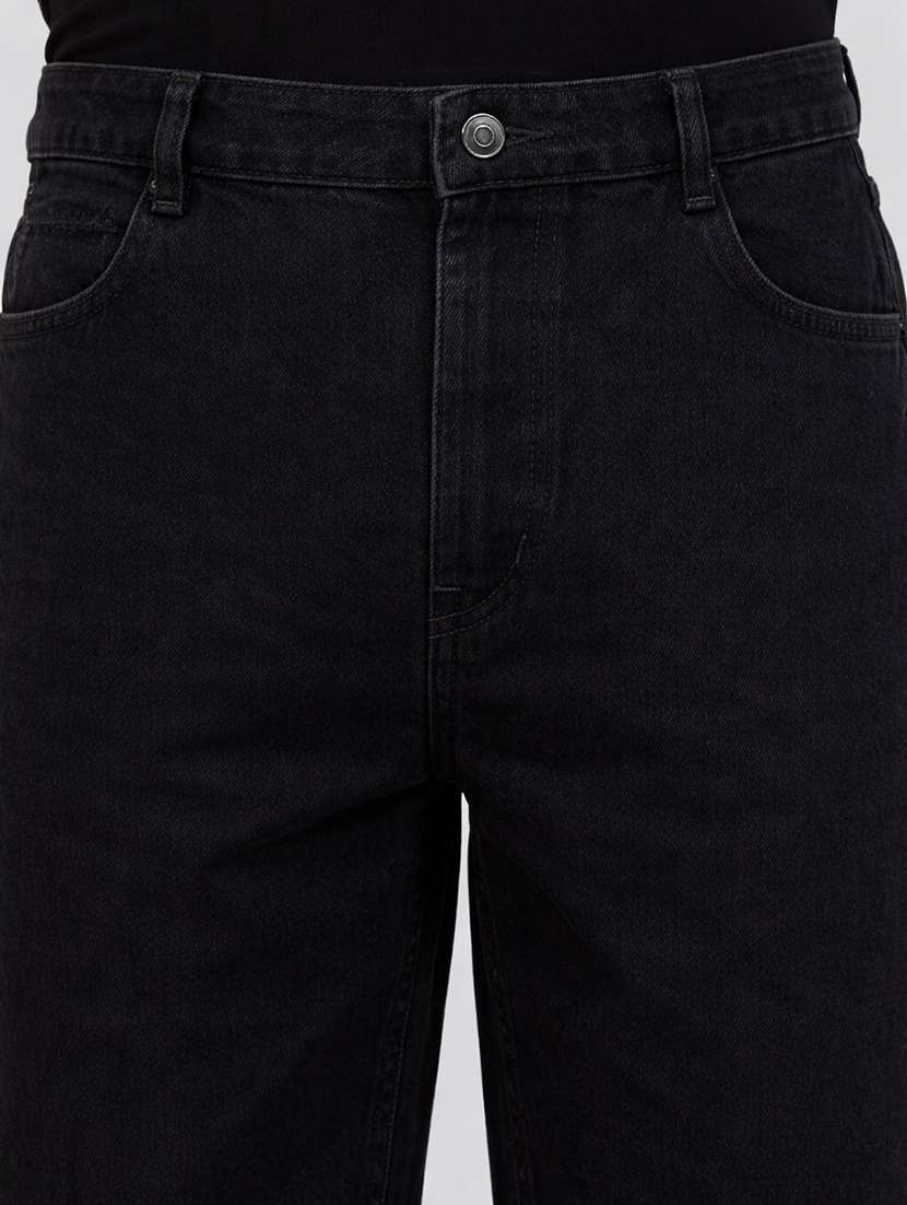 men solid mid rise straight jeans - 22577496 -  Standard Image - 1