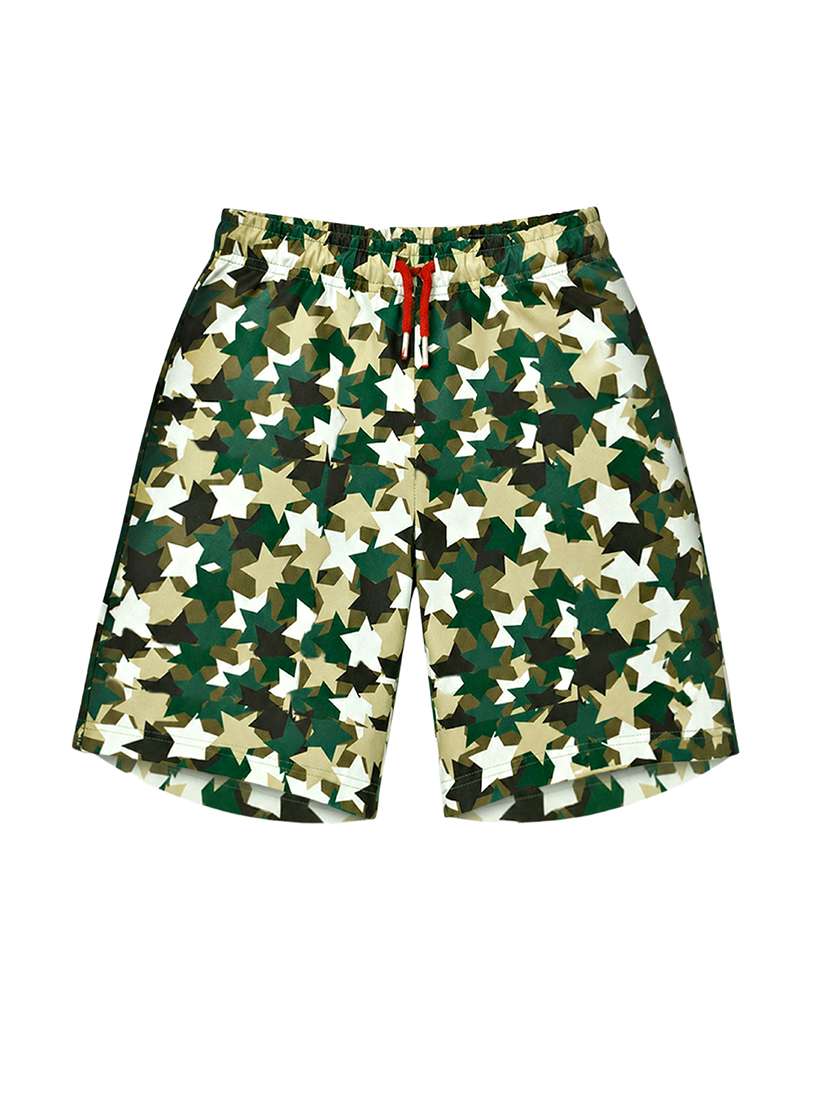 boys pack of 2 printed mid rise shorts - 22577504 -  Standard Image - 1
