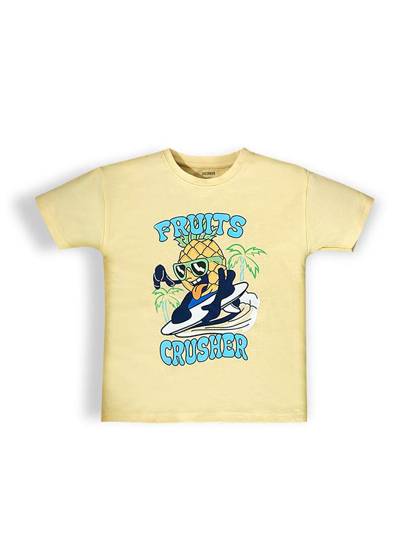boys printed short sleeves t-shirt and shorts set - 22577507 -  Standard Image - 4
