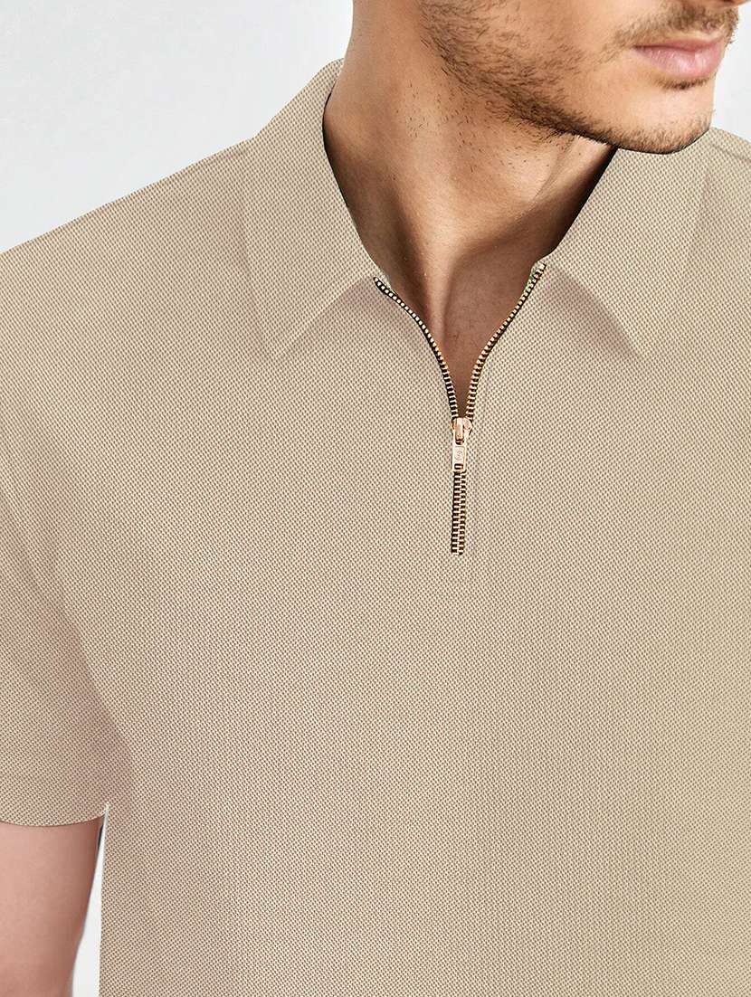 men solid short sleeves polo t-shirt - 22577536 -  Standard Image - 1