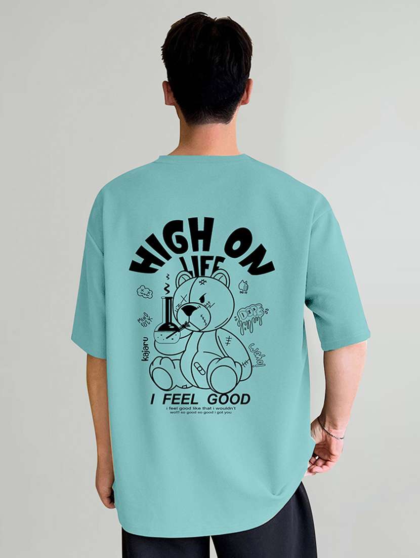 men printed short sleeves oversized t-shirt - 22577847 -  Standard Image - 4