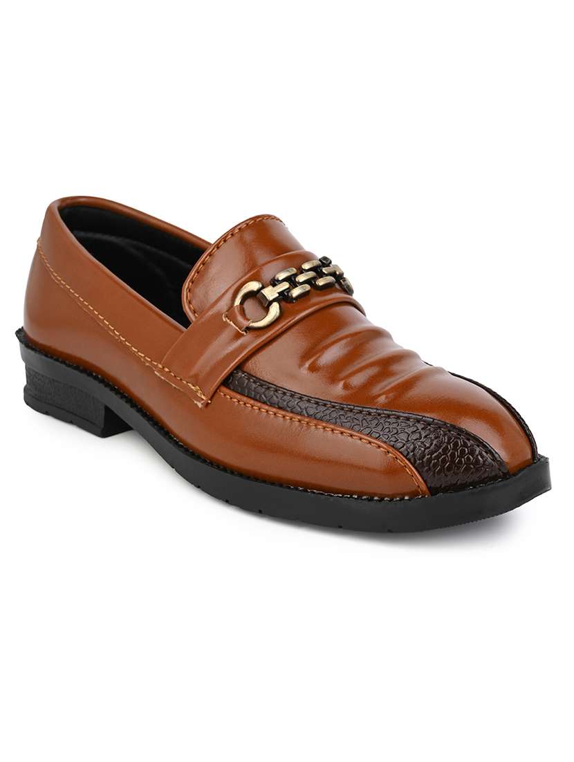 boys solid slip on loafer - 22578375 -  Standard Image - 1