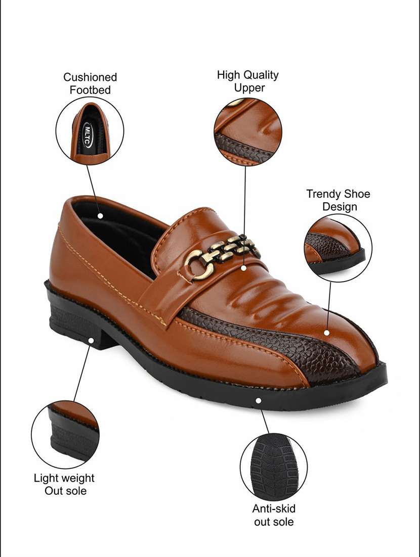 boys solid slip on loafer - 22578375 -  Standard Image - 4