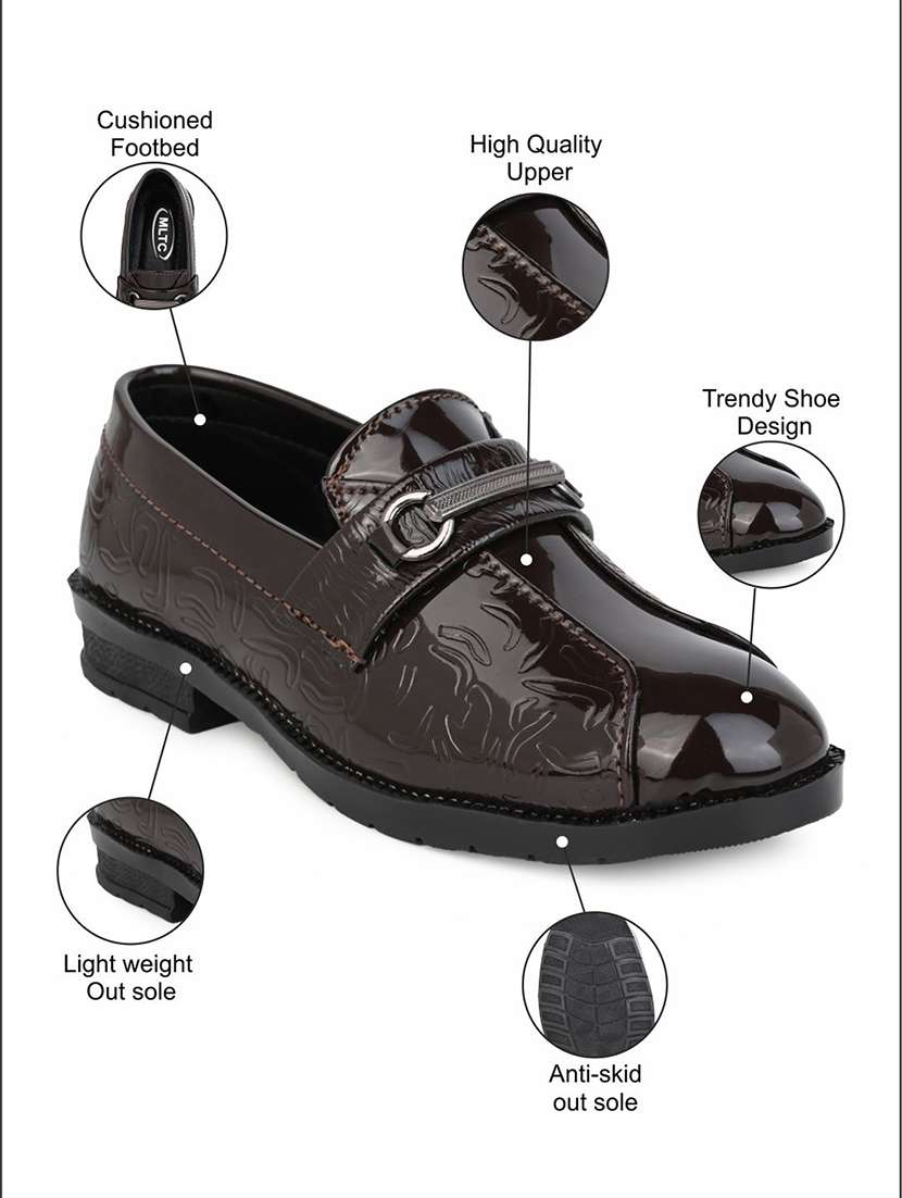 boys textured slip on loafer - 22578377 -  Standard Image - 4
