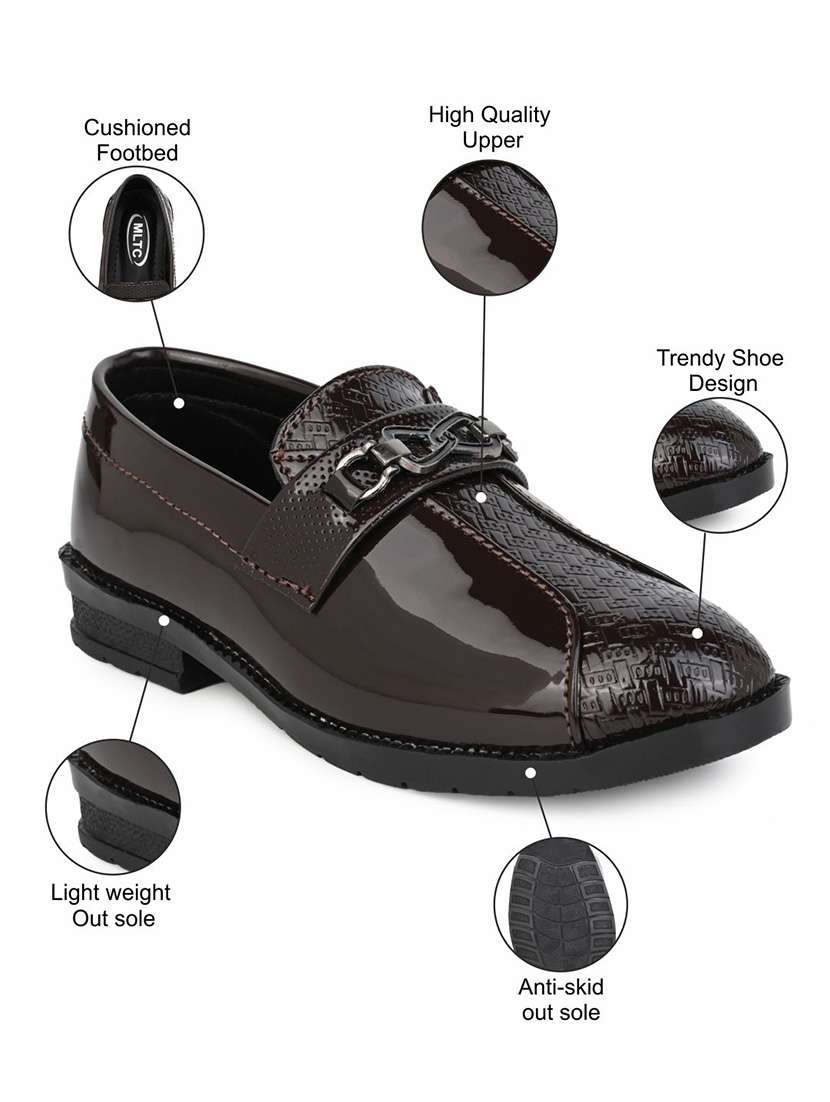 boys textured slip on loafer - 22578378 -  Standard Image - 4