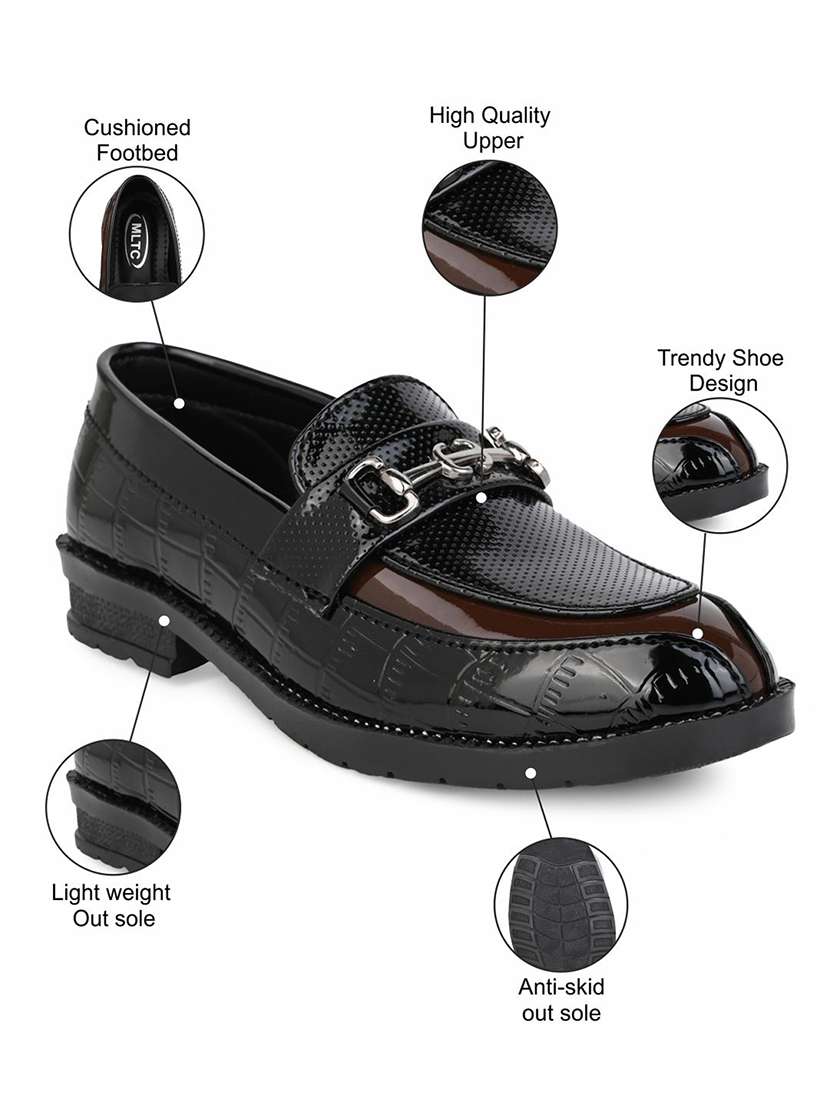 boys textured slip on loafer - 22578380 -  Standard Image - 4