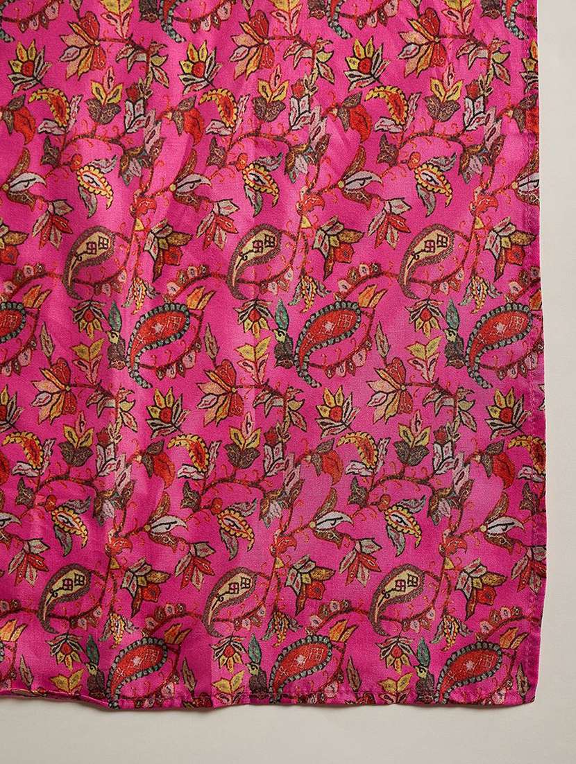 women printed three quarter sleeves kurta pant set - 22578521 -  Standard Image - 4