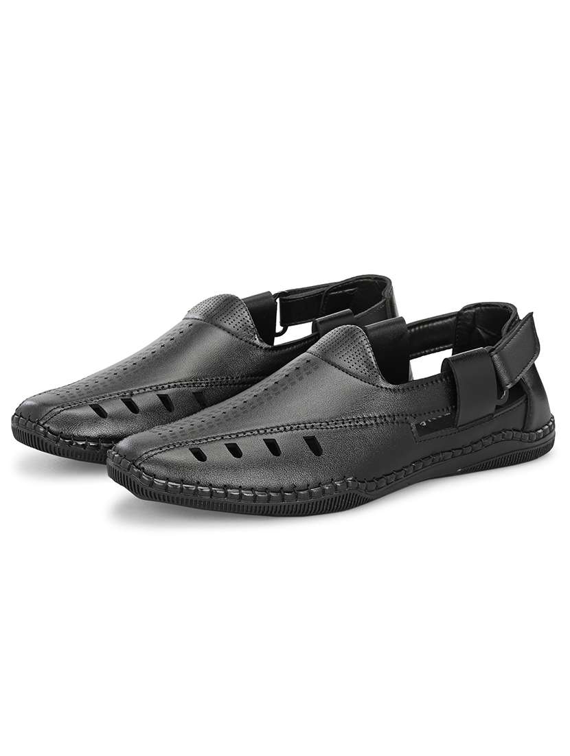 Men Solid Close Back Sandal - 22578544 -  Standard Image - 1