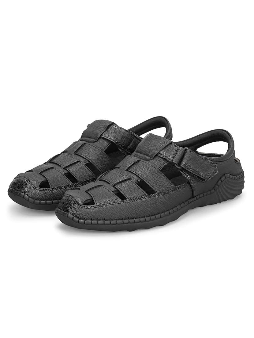 men solid slip on fisherman sandal - 22578547 -  Standard Image - 1
