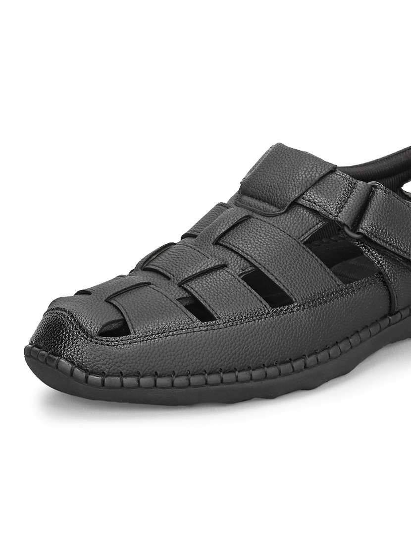 men solid slip on fisherman sandal - 22578547 -  Standard Image - 4