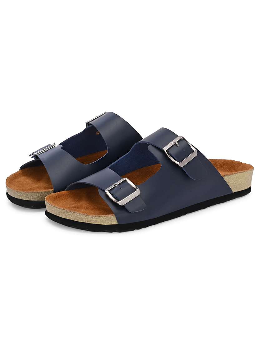 Men Solid Slip On Sandal - 22578551 -  Standard Image - 1