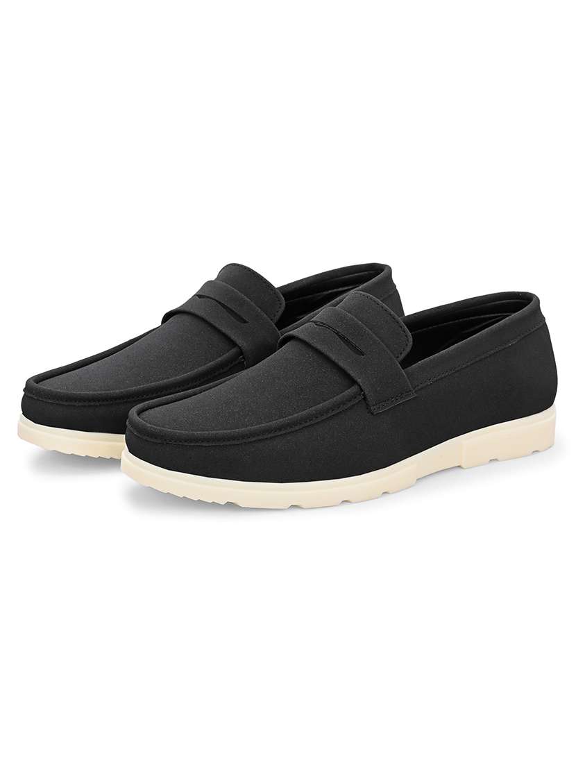 men solid slip on loafer - 22578554 -  Standard Image - 1