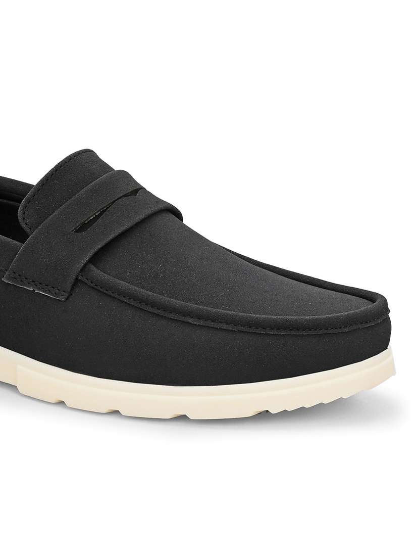 men solid slip on loafer - 22578554 -  Standard Image - 4