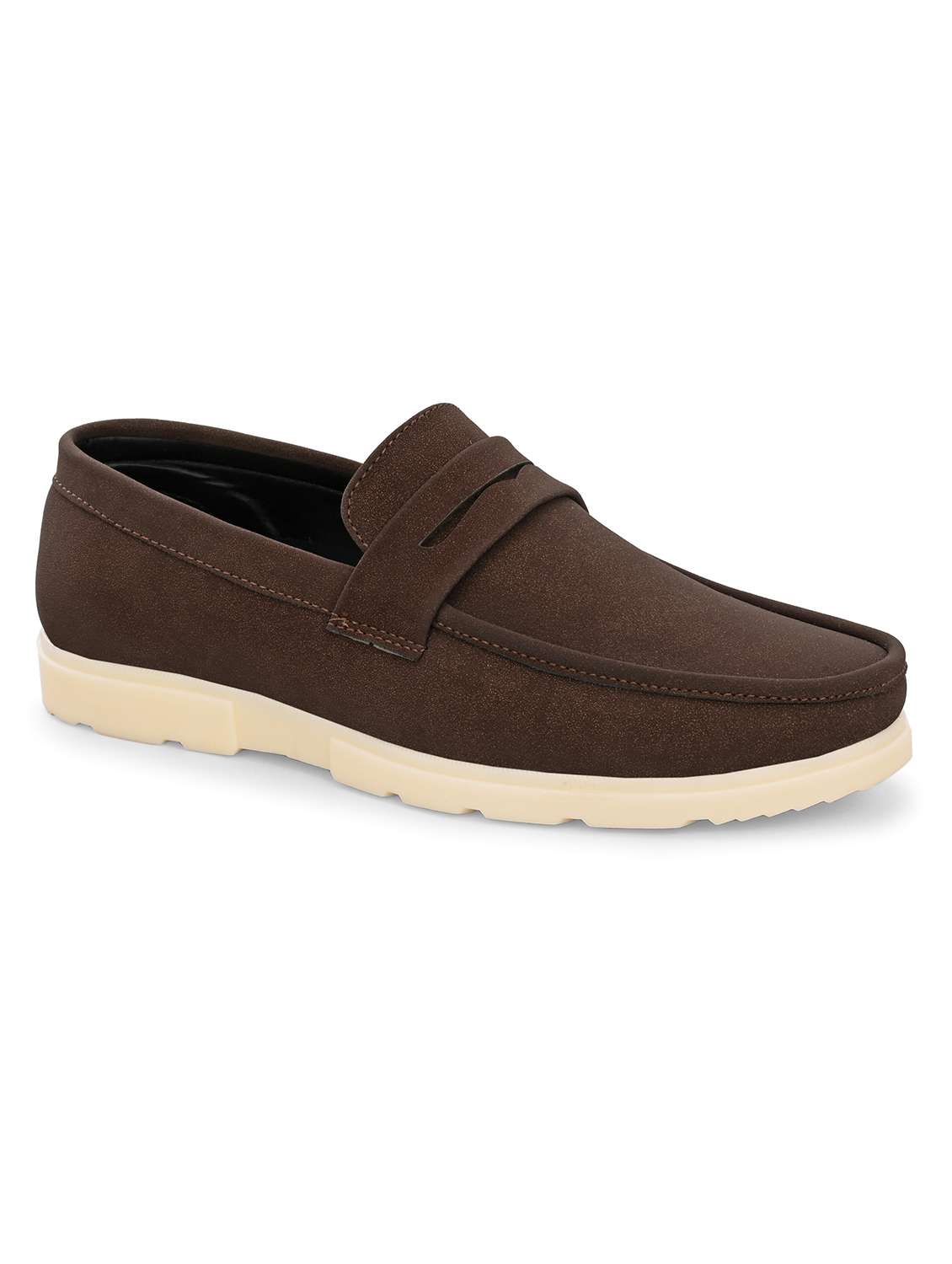 Men Solid Slip On Loafers - 22578555 -  Standard Image - 1