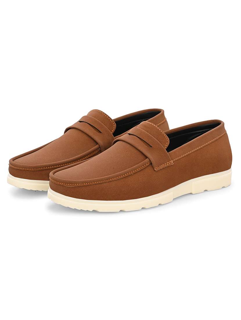 men solid slip on loafer - 22578558 -  Standard Image - 1