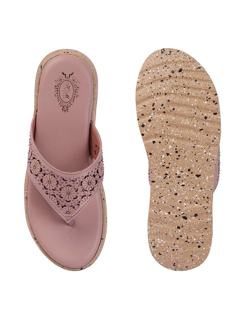 women cutwork toe separator wedges - 22578560 -  Standard Image - 4