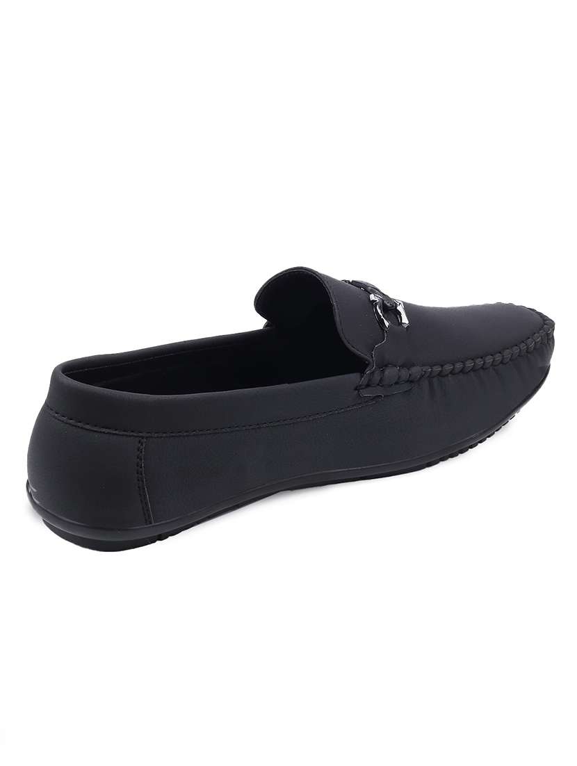 Men Solid Slip On Horsebit Loafer - 22578949 -  Standard Image - 6