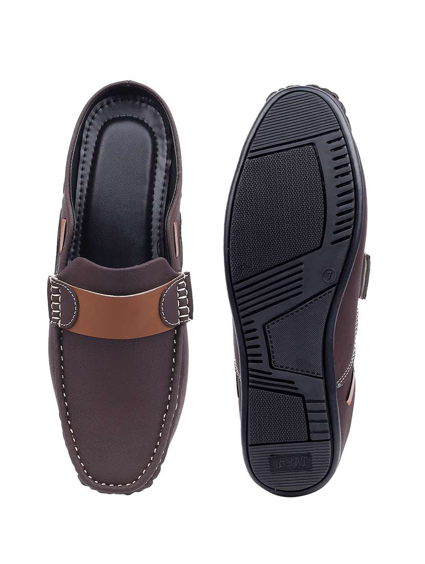 Men Textured Slip On Loafer - 22578954 -  Standard Image - 4