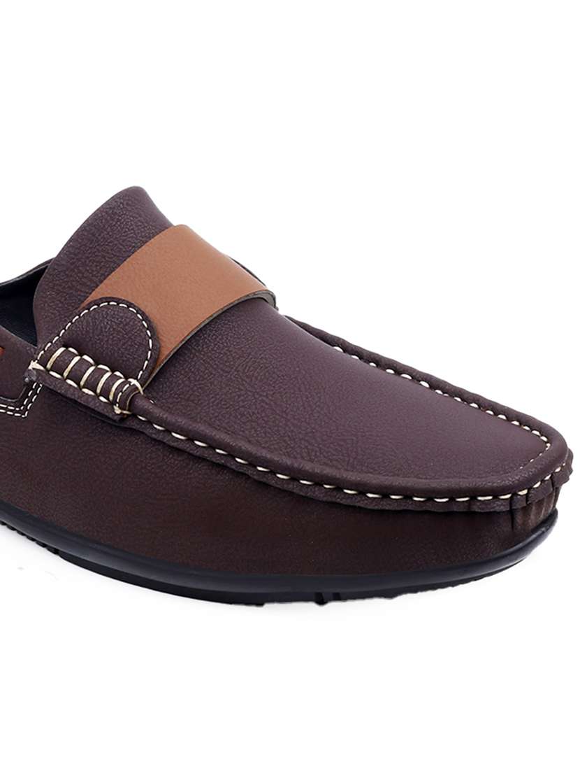 Men Textured Slip On Loafer - 22578954 -  Standard Image - 6