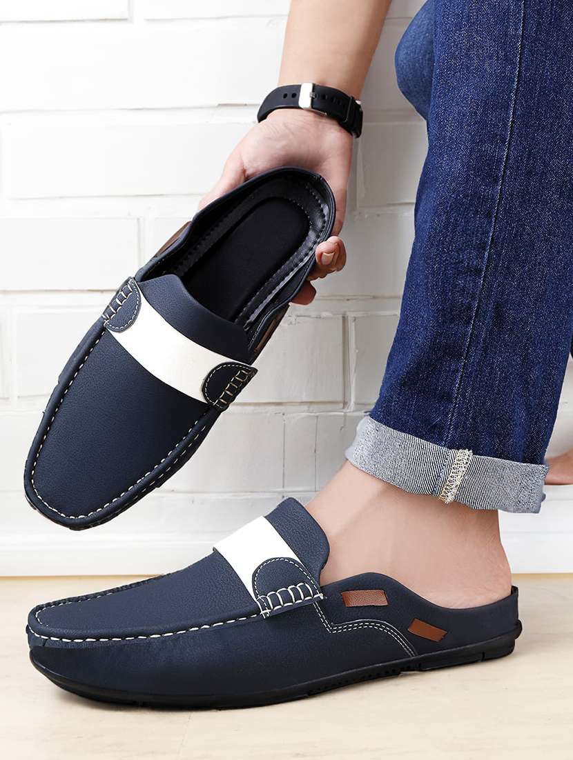 men solid slip on loafer - 22578955 -  Standard Image - 4