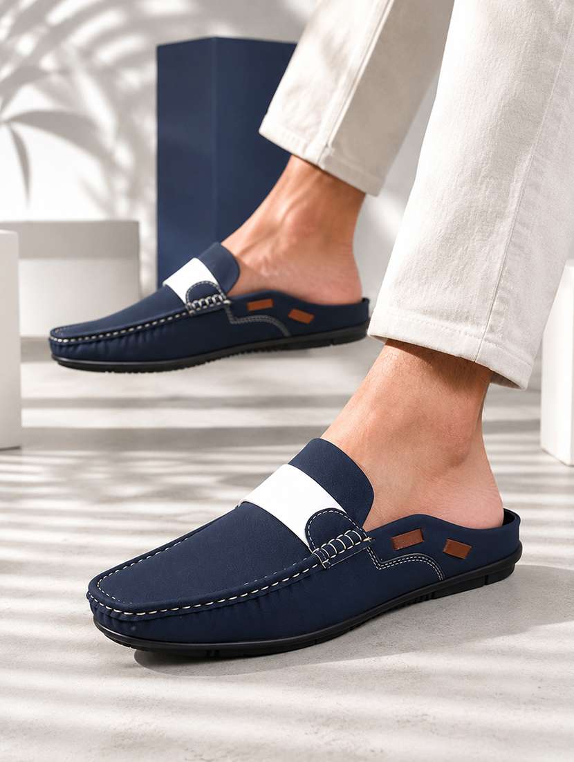 men solid slip on loafer - 22578955 -  Standard Image - 6