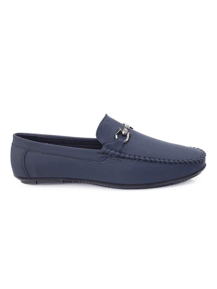 men solid slip on horsebit loafer - 22578956 -  Standard Image - 4