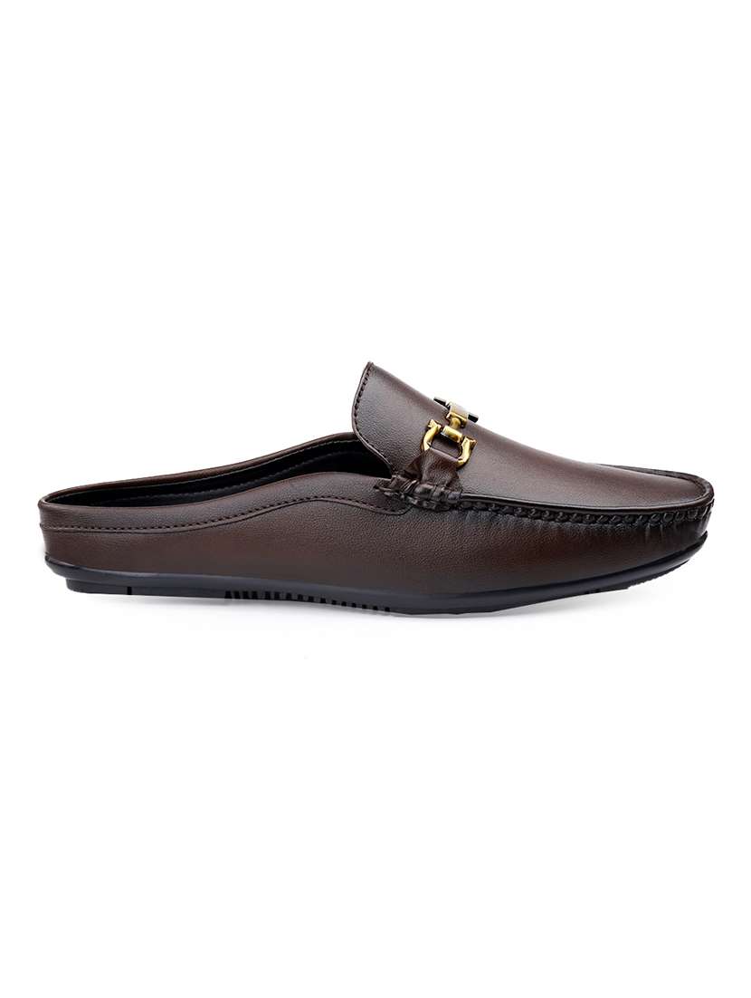 men solid slip on horsebit loafer - 22578958 -  Standard Image - 4