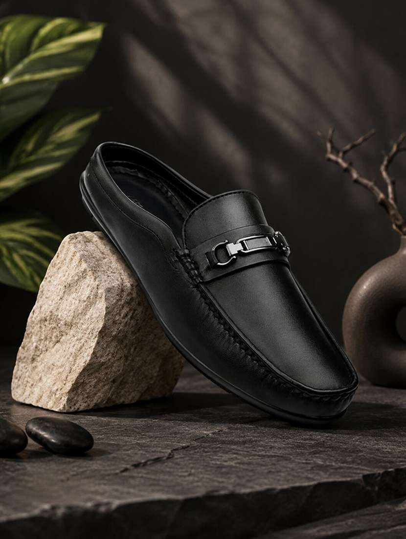 men solid slip on horsebit loafer - 22578959 -  Standard Image - 1