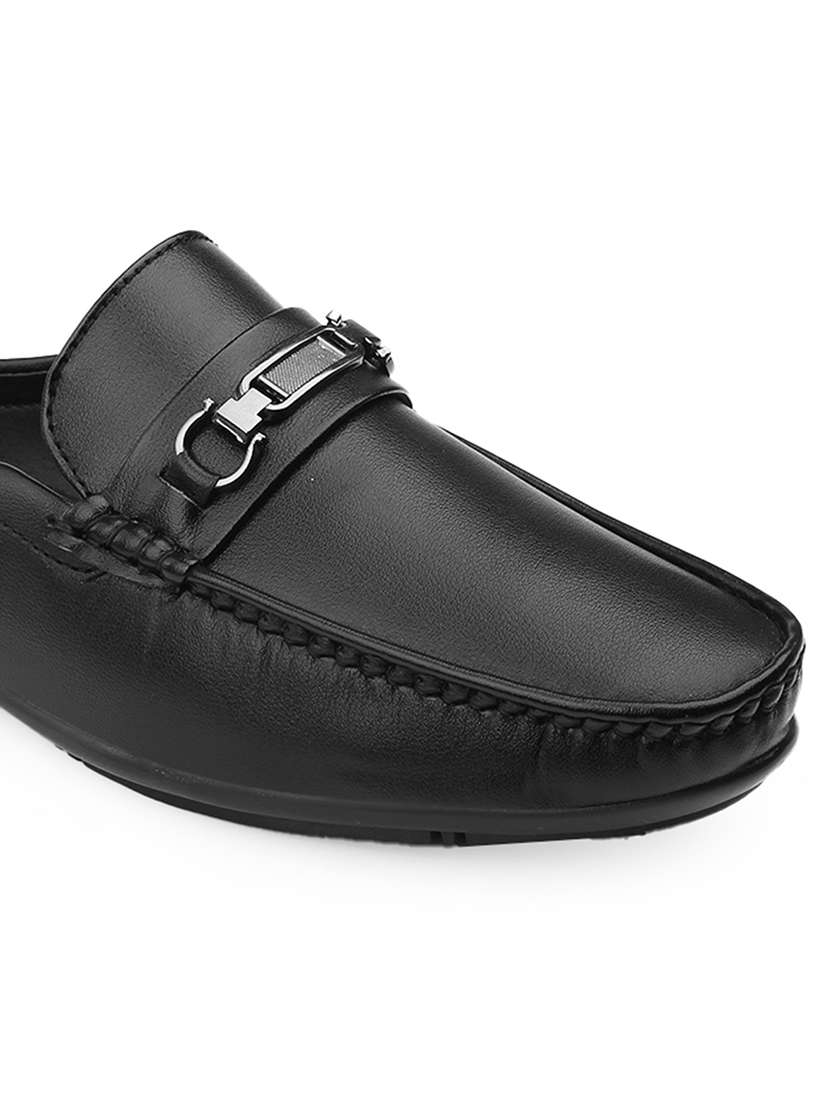 men solid slip on horsebit loafer - 22578959 -  Standard Image - 6
