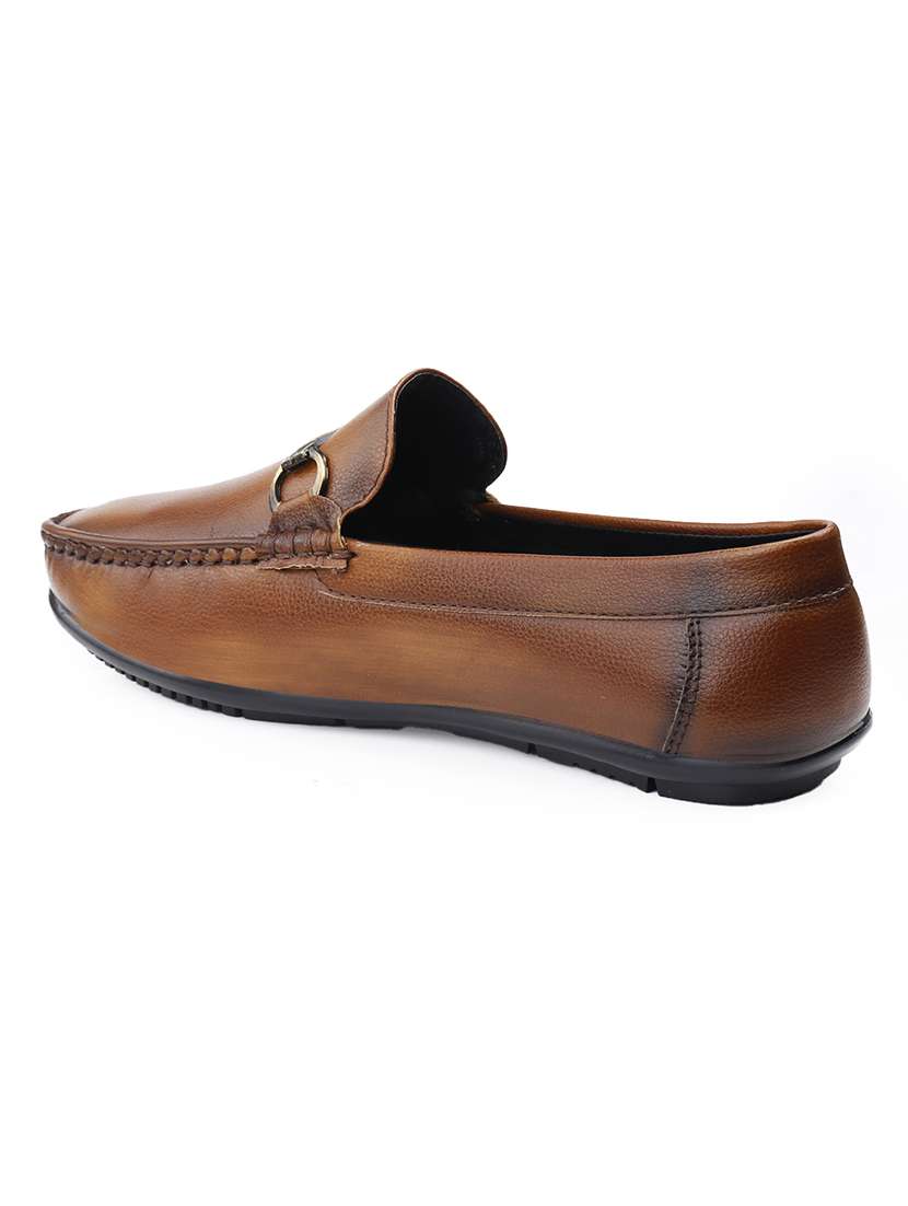 men solid slip on horsebit loafer - 22578965 -  Standard Image - 4