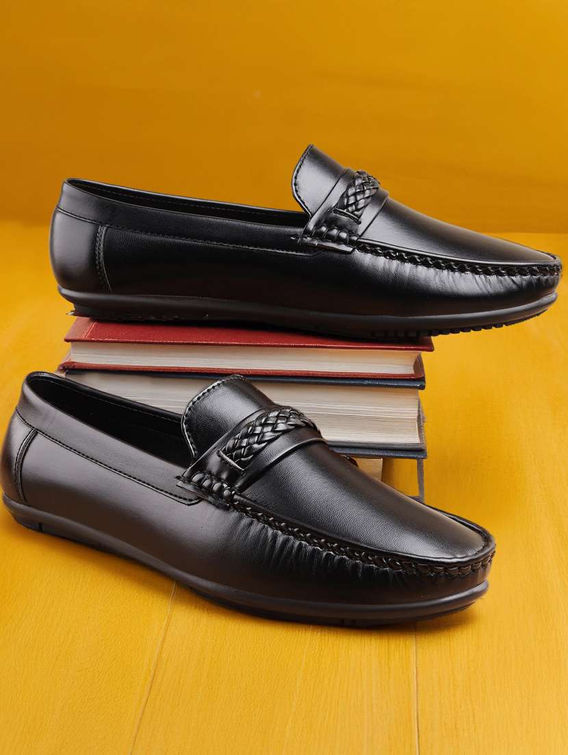 men solid slip on loafer - 22578972 -  Standard Image - 1