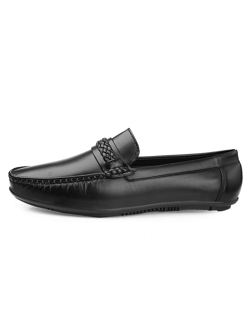 men solid slip on loafer - 22578972 -  Standard Image - 4