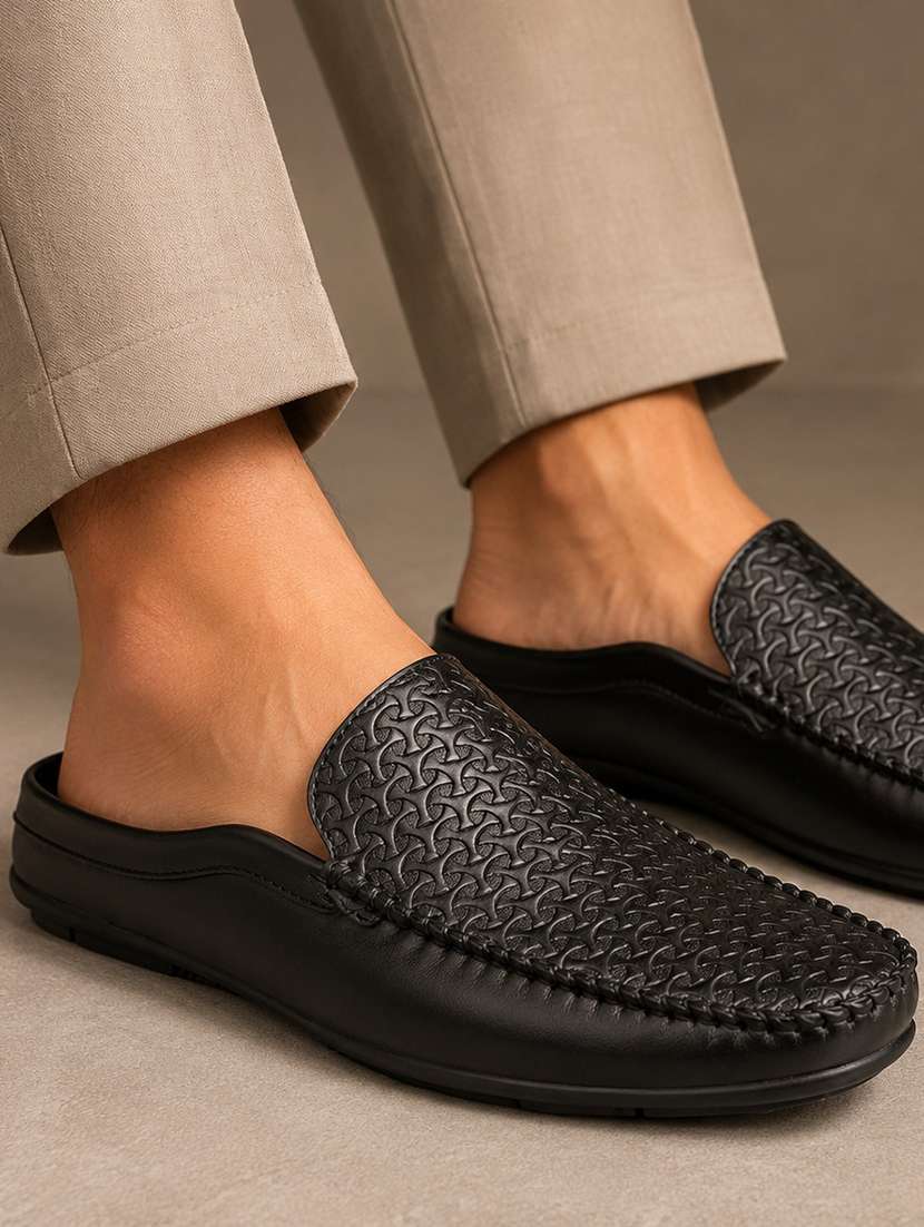 Men Textured Slip On Loafer - 22578975 -  Standard Image - 6