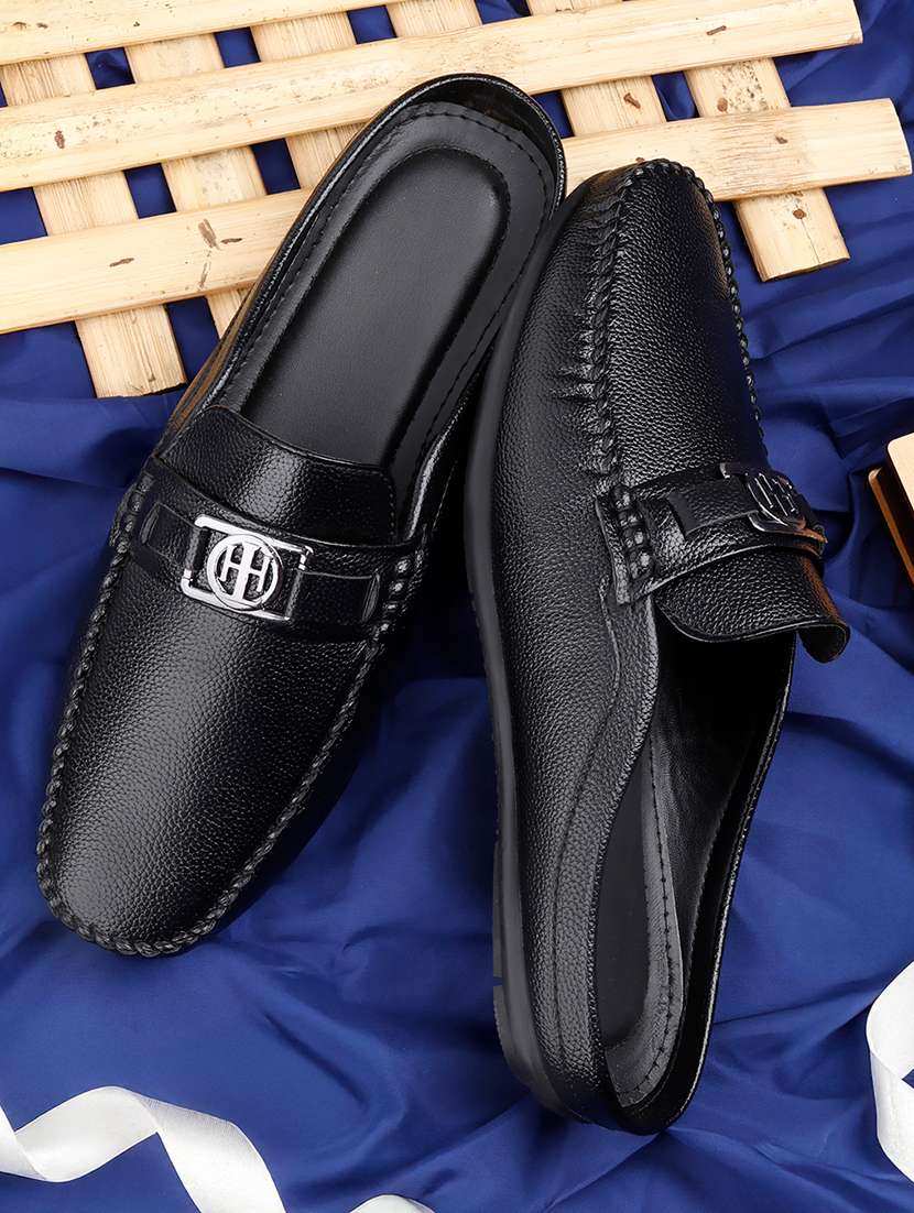 men solid slip on mule loafer - 22578976 -  Standard Image - 1