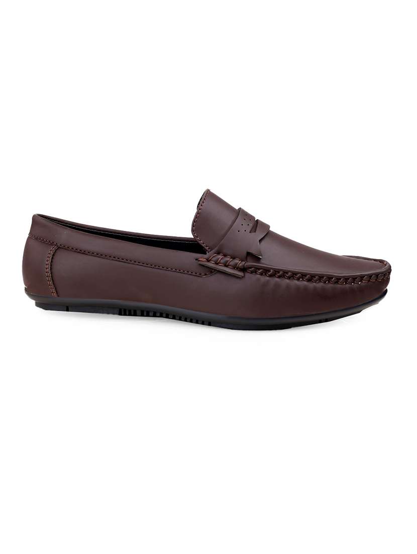 men solid slip on loafer - 22578981 -  Standard Image - 4
