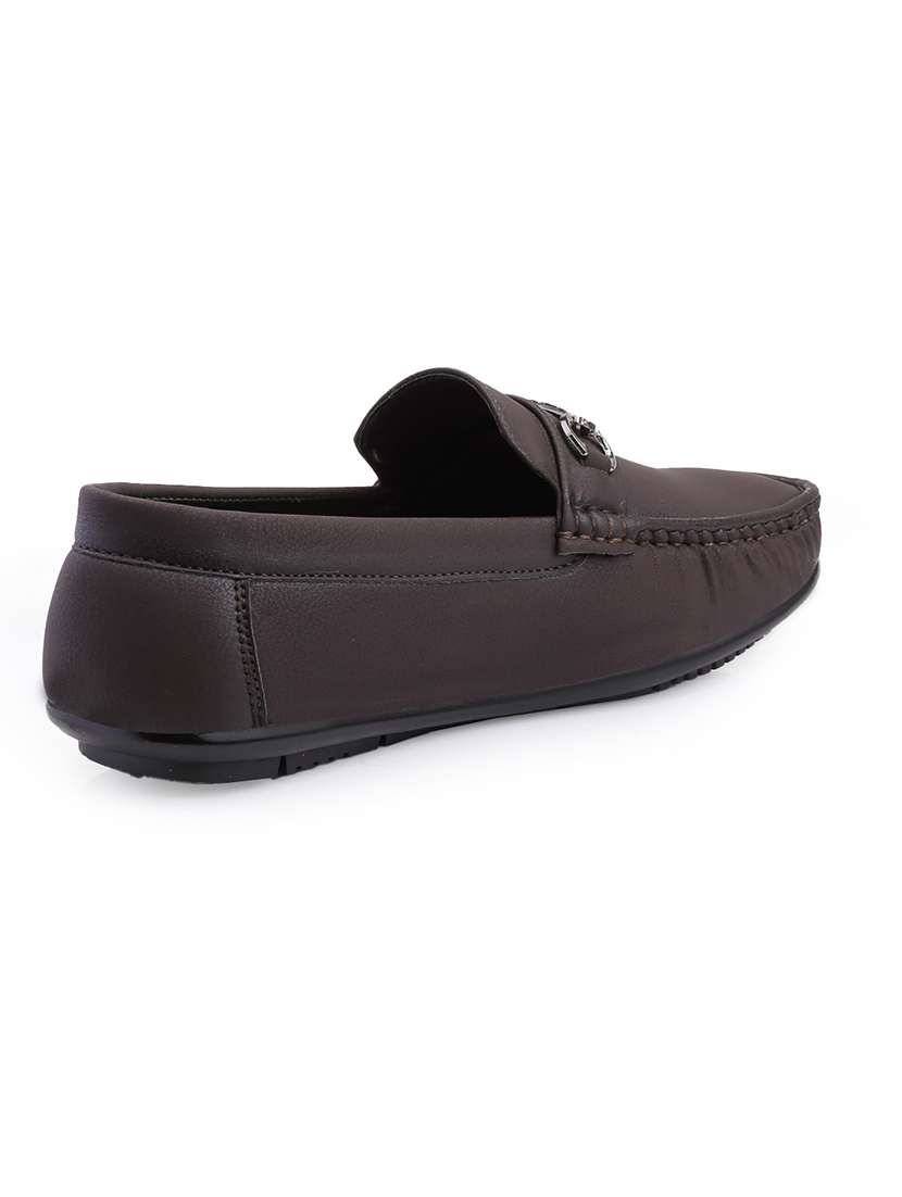 men solid slip on horsebit loafer - 22578992 -  Standard Image - 6