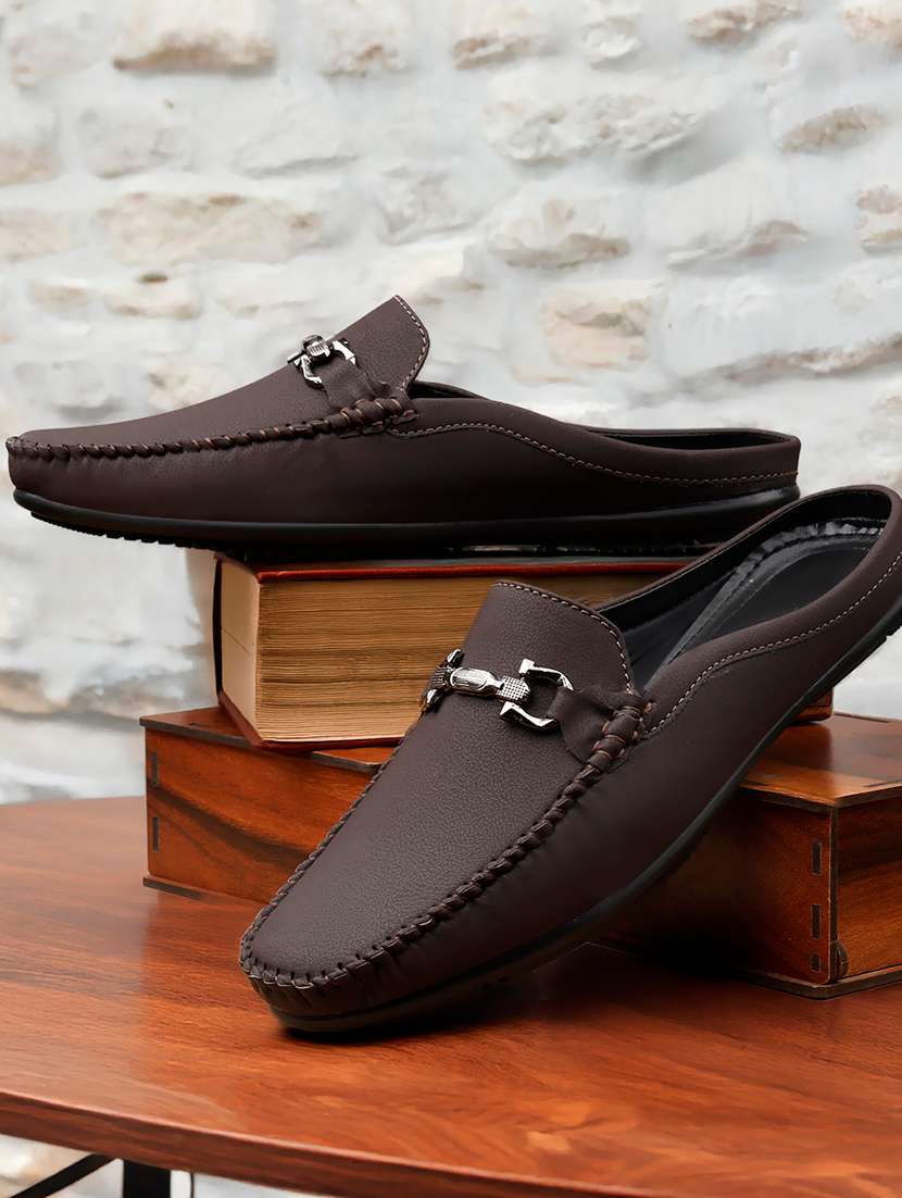 men solid slip on horsebit loafer - 22578999 -  Standard Image - 1