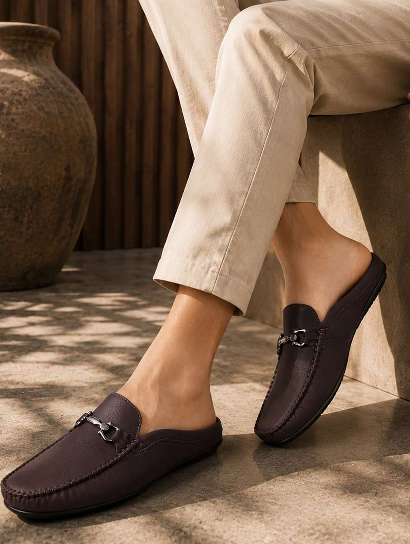 men solid slip on horsebit loafer - 22578999 -  Standard Image - 6