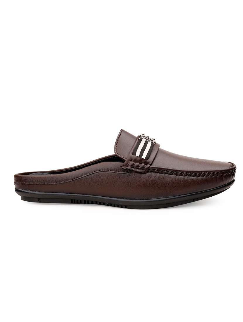 Men Solid Slip On Horsebit Loafer - 22579001 -  Standard Image - 4