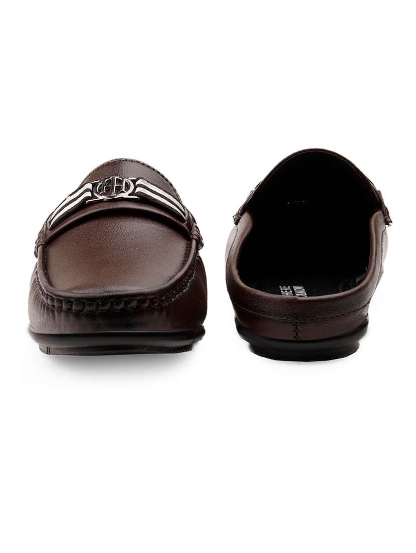 Men Solid Slip On Horsebit Loafer - 22579001 -  Standard Image - 6