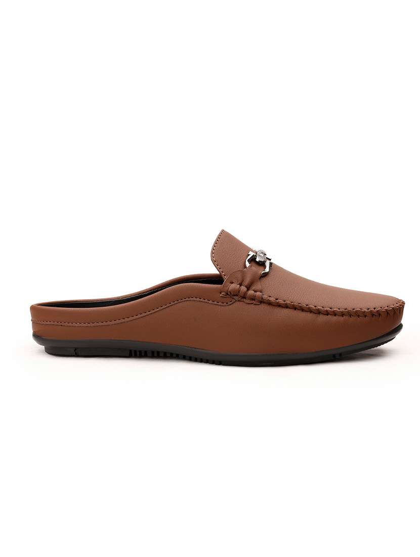 men solid slip on horsebit loafer - 22579006 -  Standard Image - 4