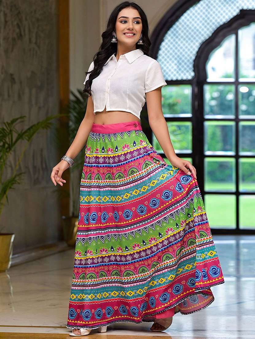 Women Printed Short Sleeves Ethnic Co-ord Set - 22579059 -  Standard Image - 4