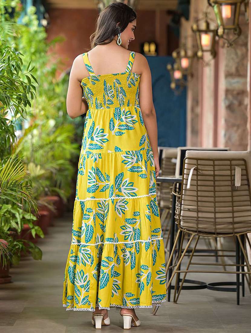 Women Printed Sleeveless Tiered Dress - 22579096 -  Standard Image - 4