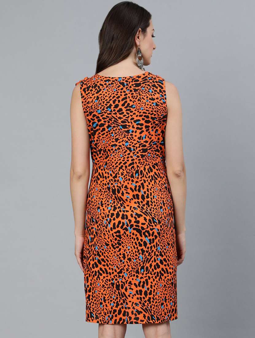 women printed sleeveless maternity dress - 22579514 -  Standard Image - 4