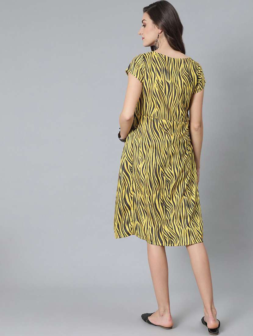 women printed short sleeves maternity dress - 22579516 -  Standard Image - 4