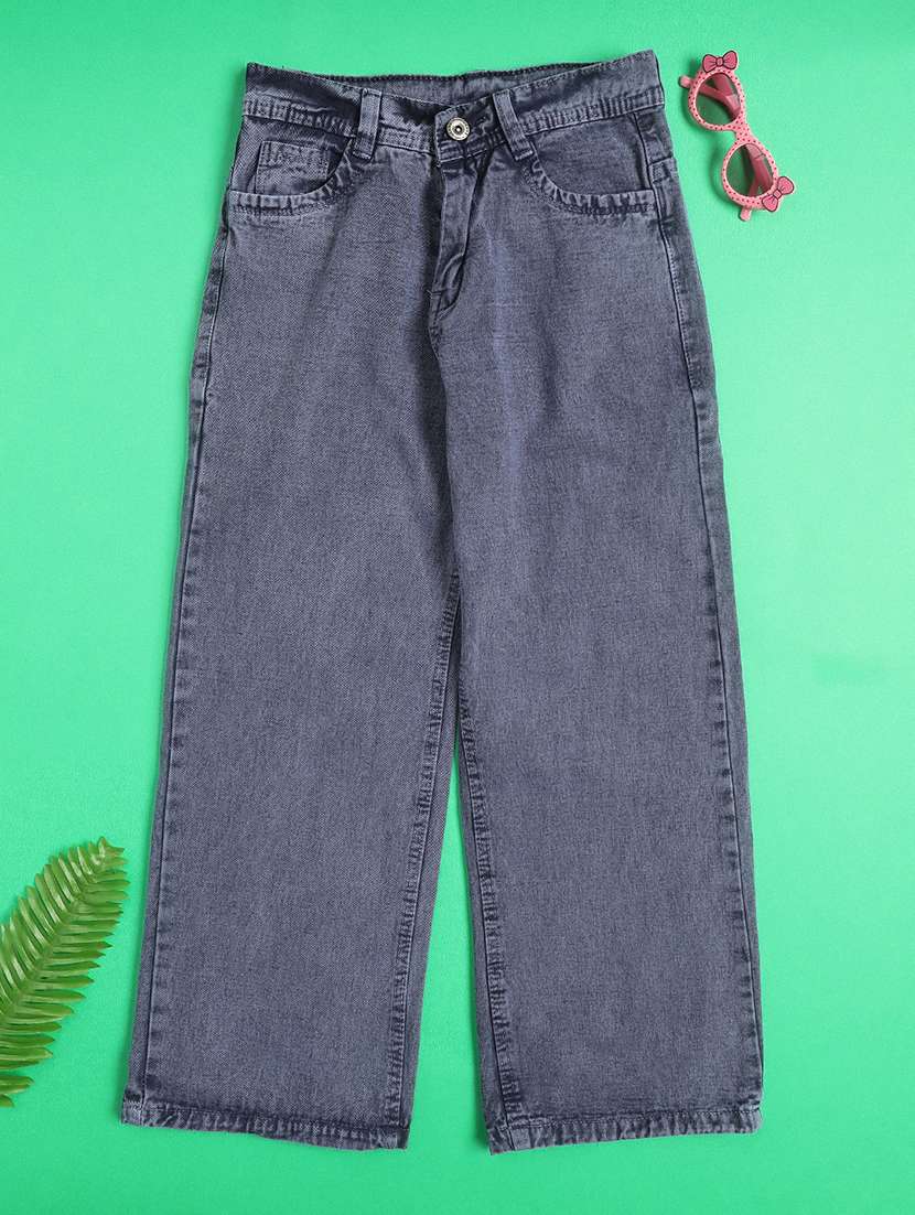 boys washed mid rise straight jeans - 22580185 -  Standard Image - 1