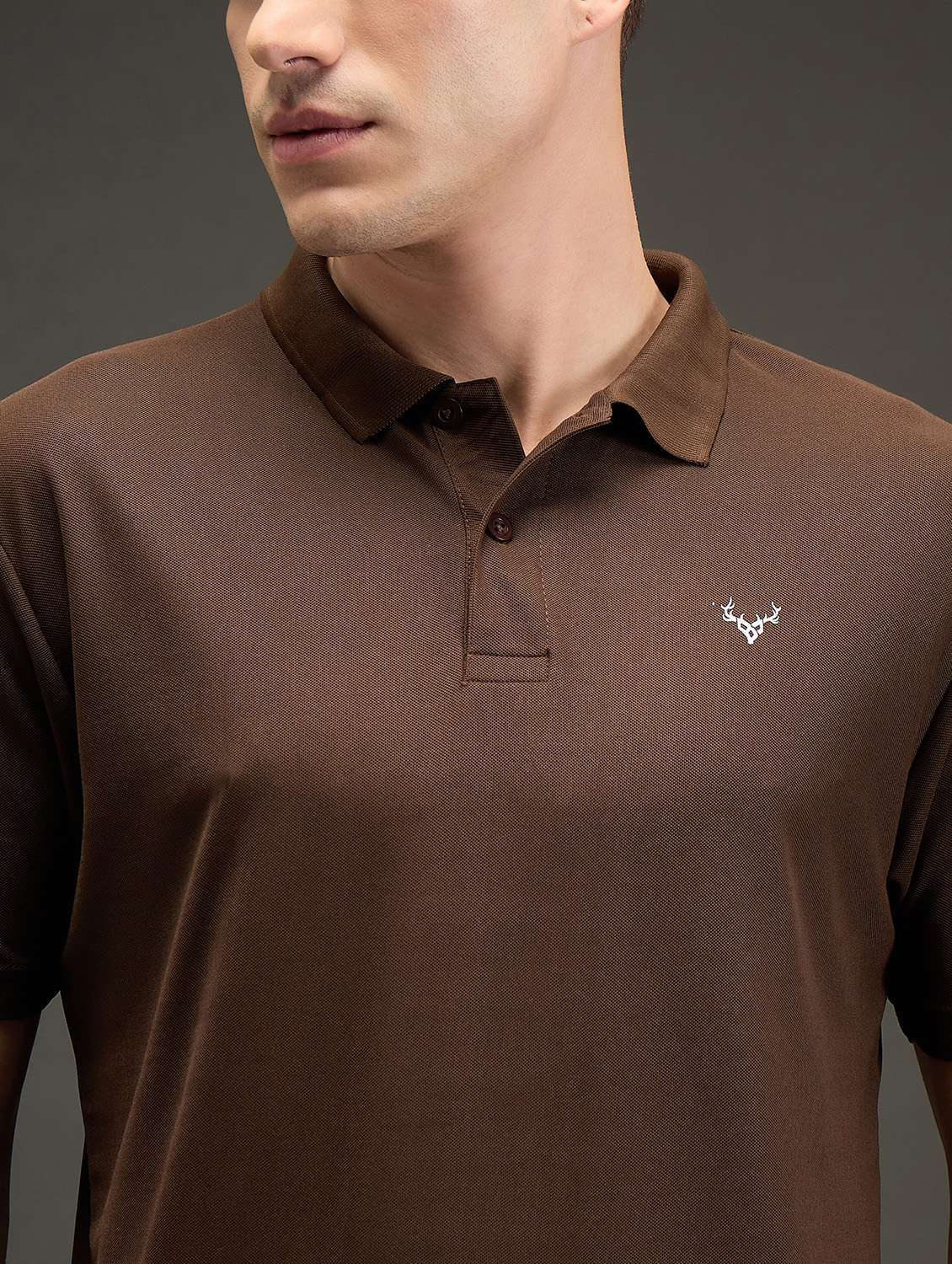men solid short sleeve regular fit polo t-shirt - 22580455 -  Standard Image - 1